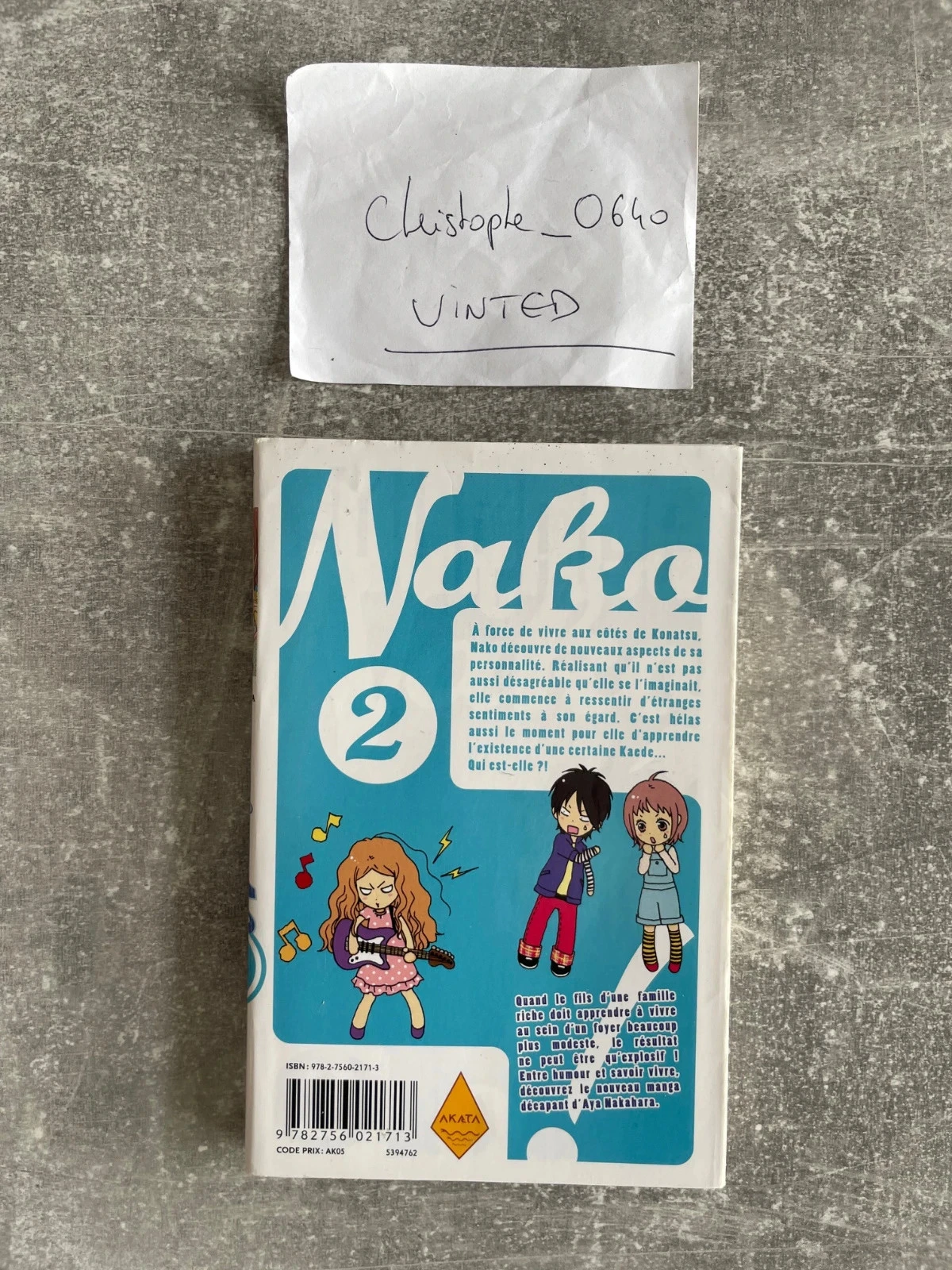 Courage Nako Manga tome 2 French version. – photo 2